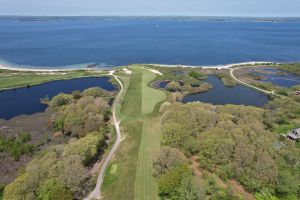 Fishers Island 7th Fairway Aerial